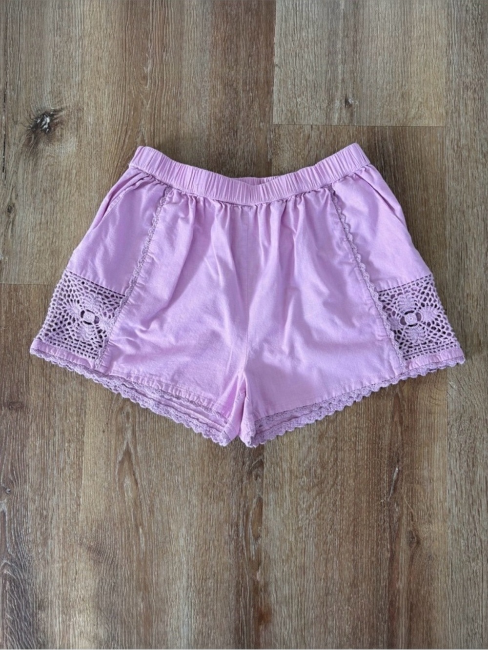 NWOT Cotton On Crochet Lace Boho Shorts in Lilac Size: XS| Summer, Beach